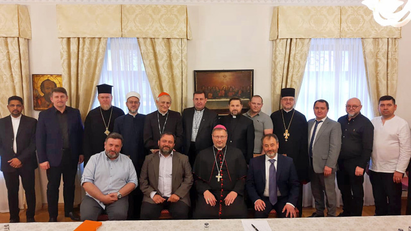 Ukrainian religious representatives met with the Pope's envoy Cardinal Matteo Zuppi
